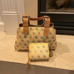 Dooney and Bourke mini satchel and wallet